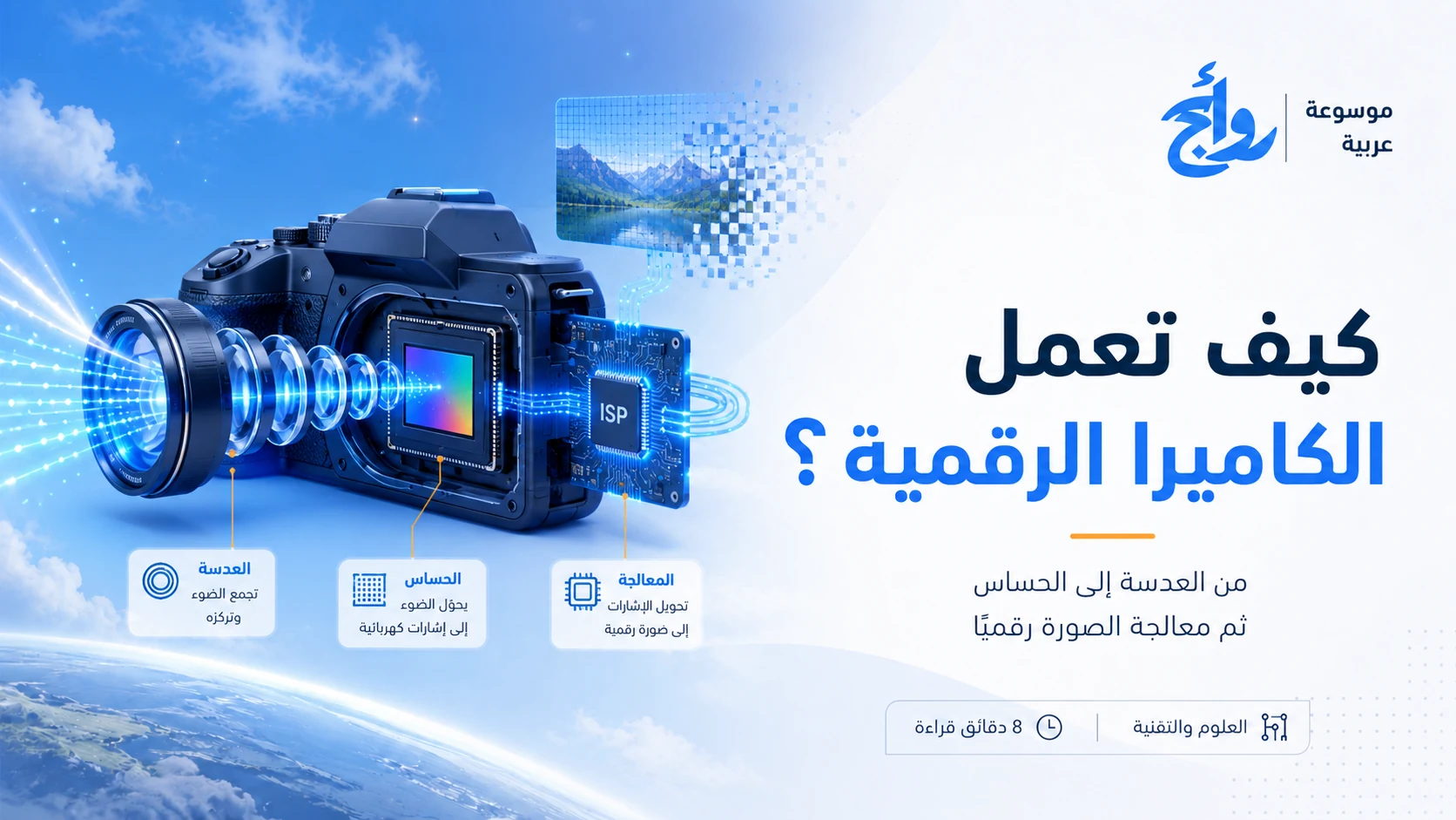 كيف تعمل الكاميرا الرقمية؟