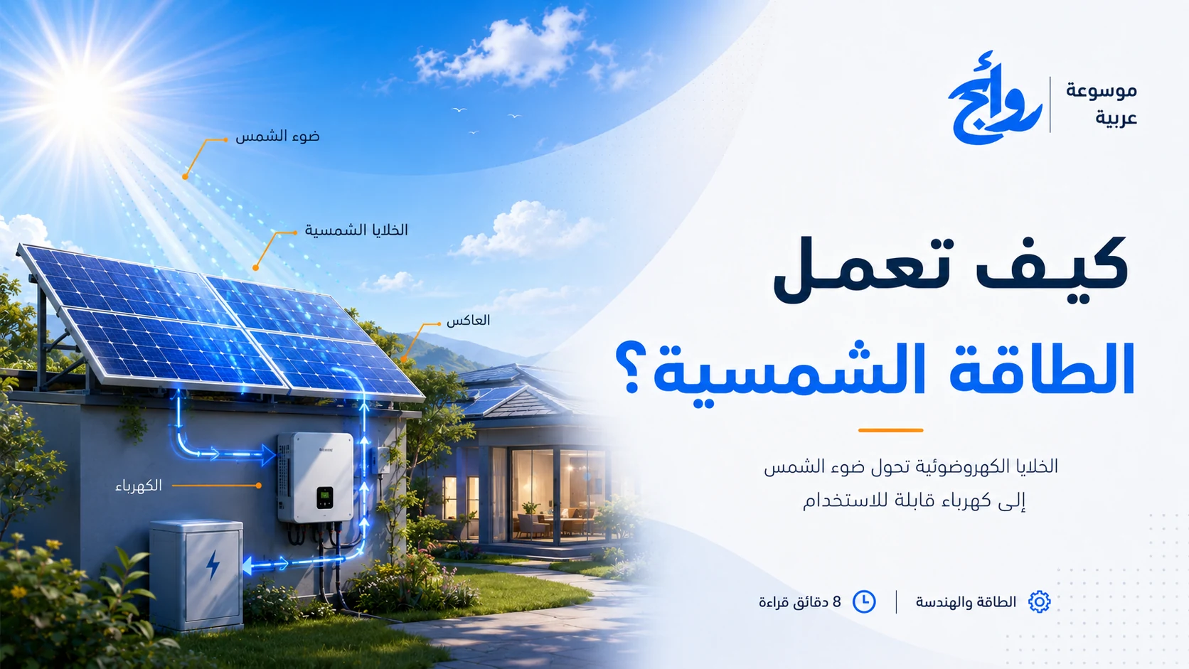 كيف تعمل الطاقة الشمسية؟