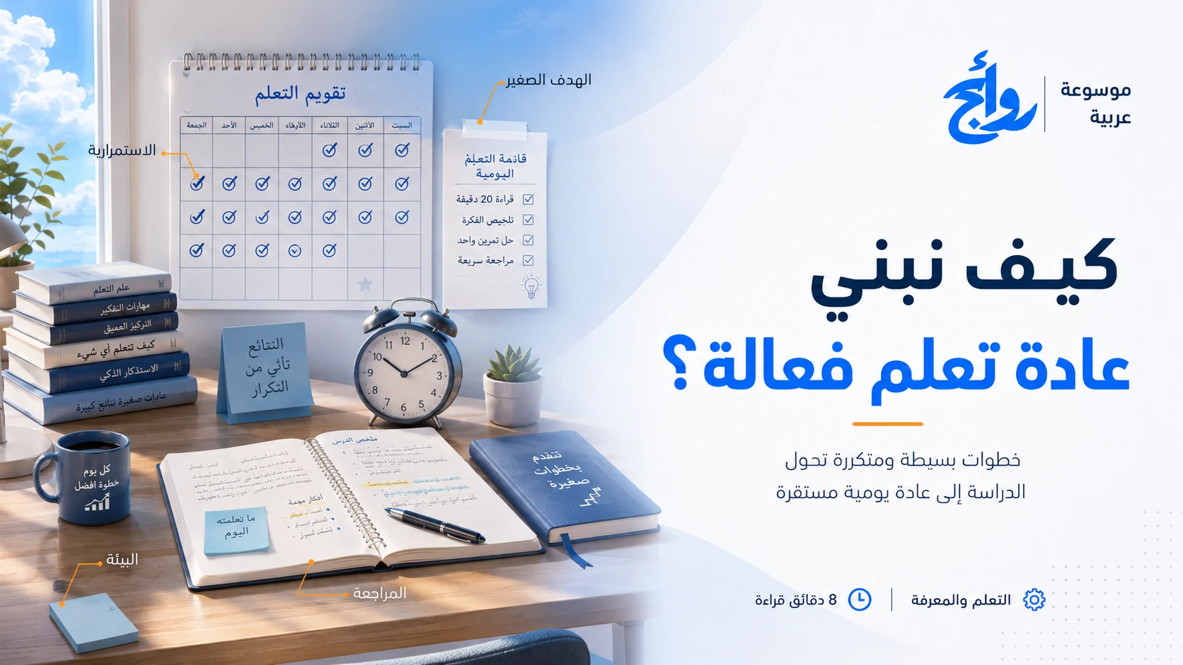 كيف نبني عادة تعلم فعالة؟